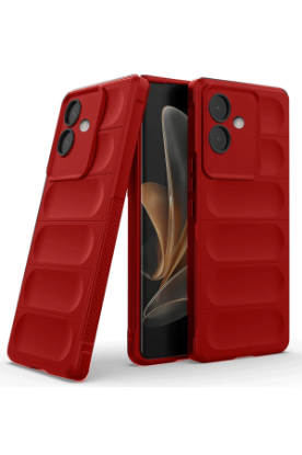 Newface Oppo A3 Kılıf Optimum Silikon - Kırmızı resmi