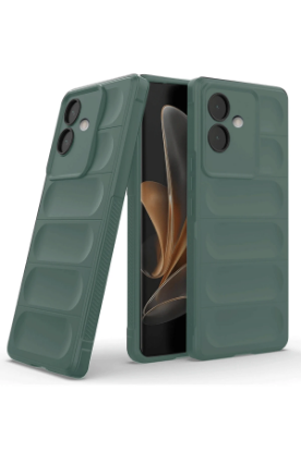 Newface Oppo A3 Kılıf Optimum Silikon - Koyu Yeşil resmi