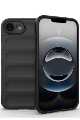 Newface iPhone 16E Kılıf Optimum Silikon - Siyah resmi