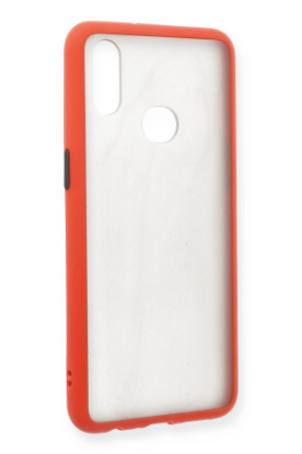 Newface Samsung Galaxy A10S Kılıf Montreal Silikon Kapak - Kırmızı resmi