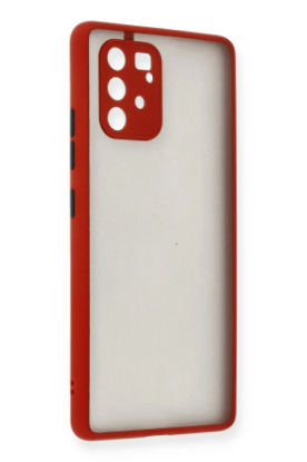 Newface Samsung Galaxy A91 / S10 Lite Kılıf Montreal Silikon Kapak - Kırmızı resmi