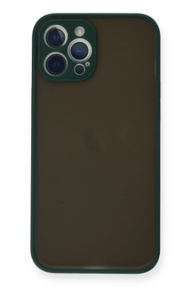 Newface iPhone 12 Pro Kılıf Montreal Silikon Kapak - Yeşil resmi