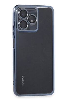 Newface Realme C53 Kılıf Razer Lensli Silikon - Açık Mavi resmi