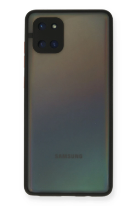 Newface Samsung Galaxy A81 / Note 10 Lite Kılıf Montreal Silikon Kapak - Siyah resmi