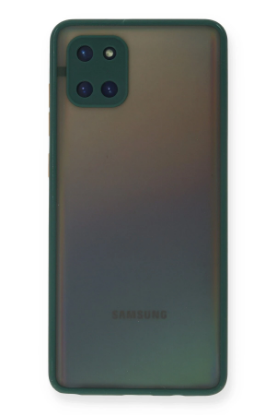 Newface Samsung Galaxy A81 / Note 10 Lite Kılıf Montreal Silikon Kapak - Yeşil resmi