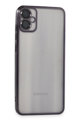 Newface Samsung Galaxy A05 Kılıf Razer Lensli Silikon - Mor resmi