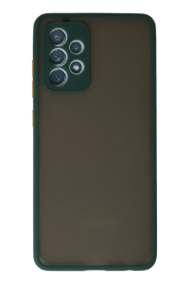 Newface Samsung Galaxy A52 Kılıf Montreal Silikon Kapak - Koyu Yeşil resmi