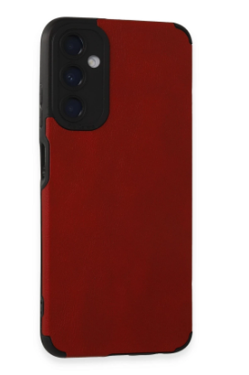 Newface Samsung Galaxy A05S Kılıf Loop Deri Silikon - Kırmızı resmi