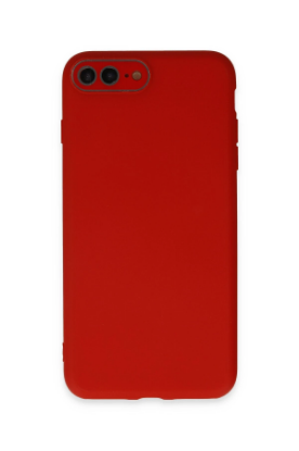 Newface iPhone 7 Plus Kılıf Lansman Glass Kapak - Kırmızı resmi