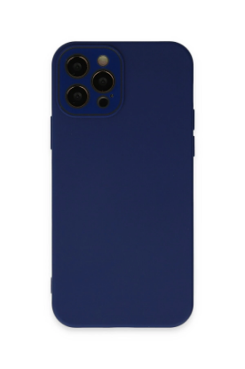 Newface iPhone 12 Pro Kılıf Lansman Glass Kapak - Sky Blue resmi