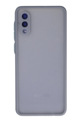 Newface Samsung Galaxy A02 Kılıf Montreal Silikon Kapak - Gri resmi