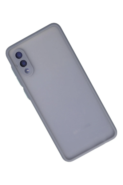 Newface Samsung Galaxy A02 Kılıf Montreal Silikon Kapak - Gri resmi