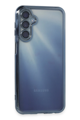 Newface Samsung Galaxy A15 4G Kılıf Razer Lensli Silikon - Açık Mavi resmi