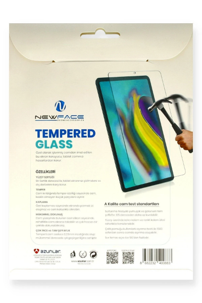 Newface Universal 10 Tablet Cam Ekran Koruyucu resmi