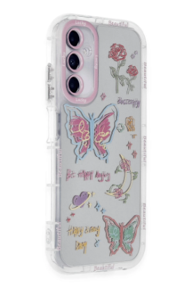 Newface Samsung Galaxy A25 5G Kılıf Reflexion Desenli Kapak - Desen 8 resmi