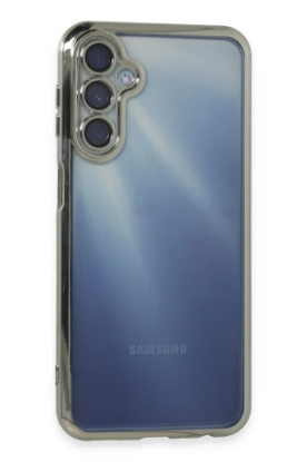 Newface Samsung Galaxy A25 5G Kılıf Razer Lensli Silikon - Gümüş resmi