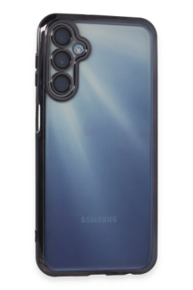 Newface Samsung Galaxy A55 5G Kılıf Razer Lensli Silikon - Mor resmi