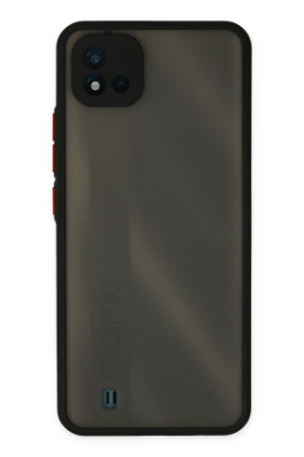 Newface Realme C11 2021 Kılıf Montreal Silikon Kapak - Siyah resmi