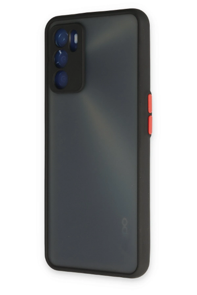 Newface Oppo A16 Kılıf Montreal Silikon Kapak - Siyah resmi
