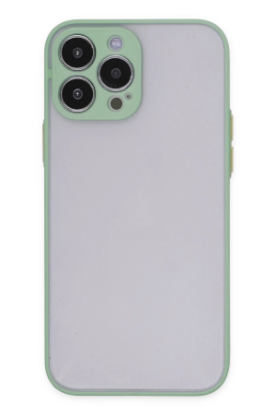 Newface iPhone 13 Pro Kılıf Montreal Silikon Kapak - Turkuaz resmi