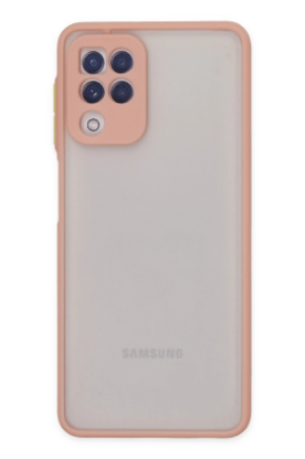 Newface Samsung Galaxy A22 Kılıf Montreal Silikon Kapak - Pembe resmi