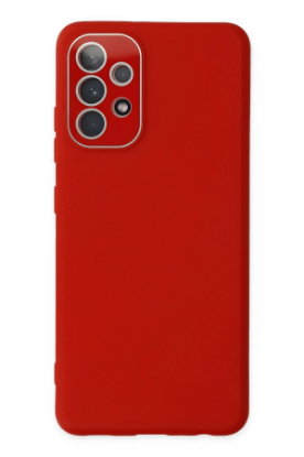 Newface Samsung Galaxy A53 5G Kılıf Lansman Glass Kapak - Kırmızı resmi