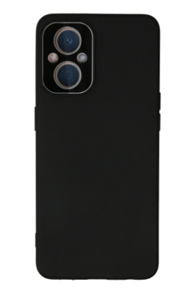 Newface Oppo Reno 7 Lite Kılıf Lansman Glass Kapak - Siyah resmi