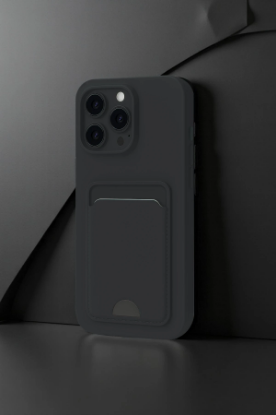 Newface iPhone 16 Plus Kılıf Kelvin Kartvizitli Silikon - Lacivert resmi