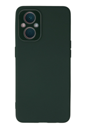 Newface Oppo Reno 7 Lite Kılıf Lansman Glass Kapak - Koyu Yeşil resmi