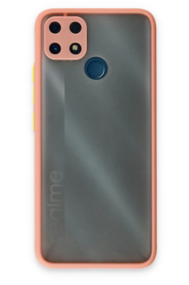 Newface Realme C25 Kılıf Montreal Silikon Kapak - Pembe resmi