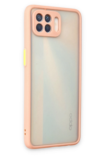 Newface Oppo Reno 4 Lite Kılıf Montreal Silikon Kapak - Pembe resmi
