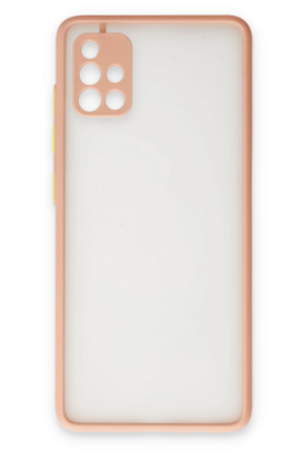 Newface Samsung Galaxy A51 Kılıf Montreal Silikon Kapak - Pembe resmi
