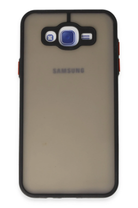 Newface Samsung Galaxy J7 Kılıf Montreal Silikon Kapak - Siyah resmi