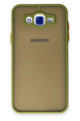 Newface Samsung Galaxy J7 Kılıf Montreal Silikon Kapak - Açık Yeşil resmi