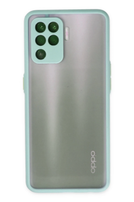 Newface Oppo Reno 5 Lite Kılıf Montreal Silikon Kapak - Turkuaz resmi