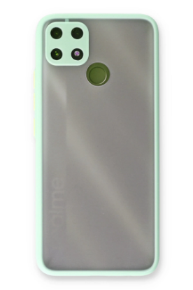 Newface Realme C25 Kılıf Montreal Silikon Kapak - Turkuaz resmi