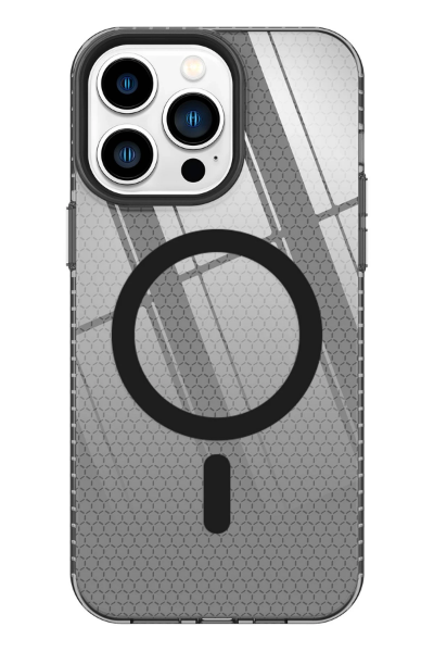 Newface iPhone 13 Pro Kılıf Beta Magneticsafe Silikon - Siyah resmi