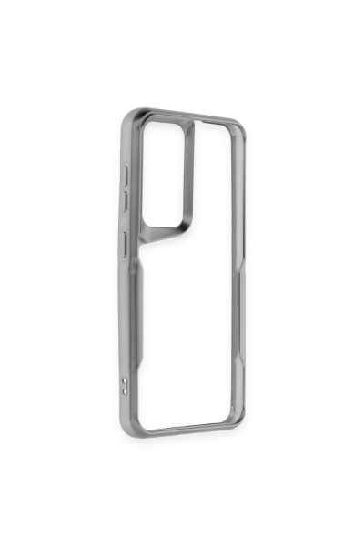 Newface Samsung Galaxy A25 5G Kılıf Boyi Silikon Kapak - Gümüş resmi