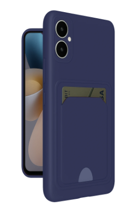 Newface Samsung Galaxy A05 Kelvin Kartvizitli Silikon - Lacivert resmi