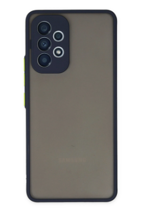 Newface Samsung Galaxy A23 4G Kılıf Montreal Silikon Kapak - Lacivert resmi