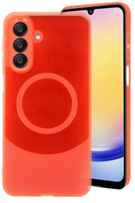 Newface Samsung A16 5G Kılıf Maya Karbon Kapak - Kırmızı resmi