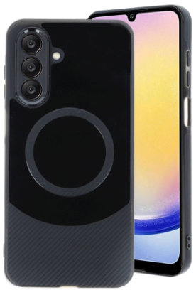 Newface Samsung A26 Kılıf Maya Karbon Kapak - Siyah resmi