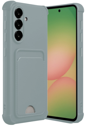 Newface Samsung Galaxy A36 Kılıf Kelvin Kartvizitli Silikon - Açık Yeşil resmi