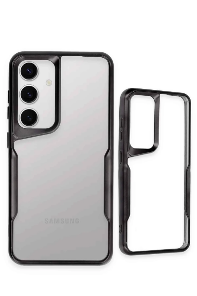 Newface Samsung Galaxy S24 Kılıf Boyi Silikon Kapak - Siyah resmi