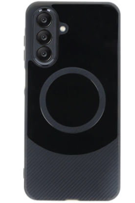 Newface Samsung A56 Kılıf Maya Karbon Kapak - Siyah resmi