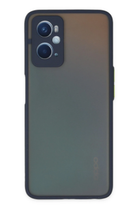 Newface Oppo A96 Kılıf Montreal Silikon Kapak - Lacivert resmi