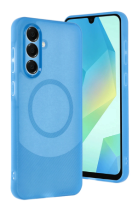 Newface Samsung A56 Kılıf Maya Karbon Kapak - Mavi resmi