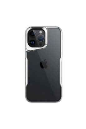 Newface iPhone 16 Pro Kılıf Boyi Silikon Kapak - Gümüş resmi