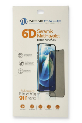 Newface Xiaomi Redmi Note 9 Pro 6D Mat Seramik Hayalet Nano Ekran Koruyucu resmi