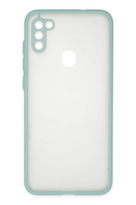 Newface Samsung Galaxy A11 Kılıf Montreal Silikon Kapak - Turkuaz resmi